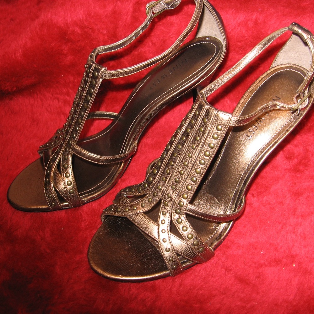 NINE WEST SANDALS   GLADIATOR STYLE HEELS